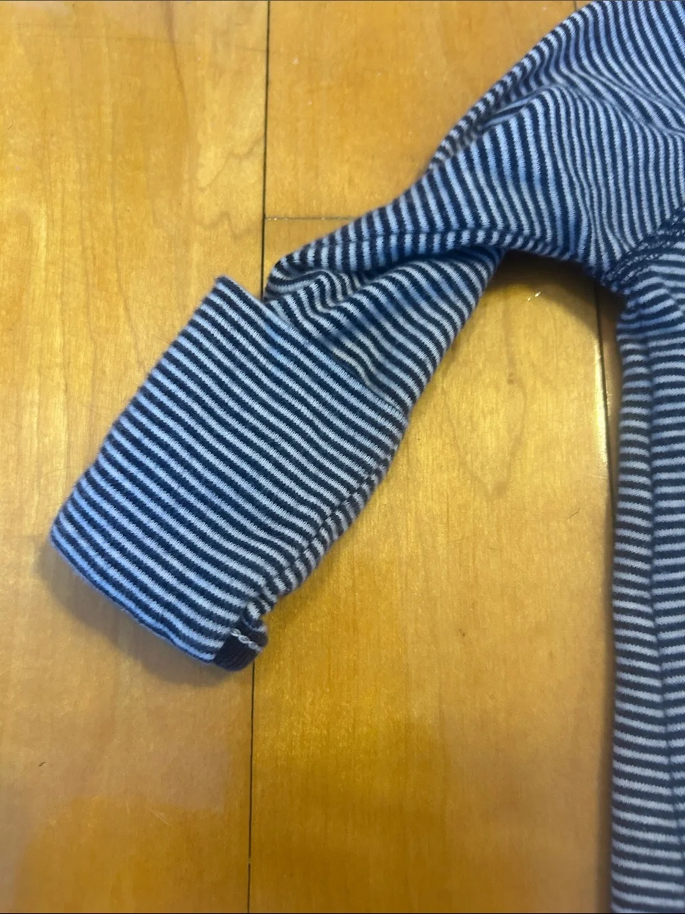 Ralph Lauren Navy and White Striped Baby One-Piece Romper 3m